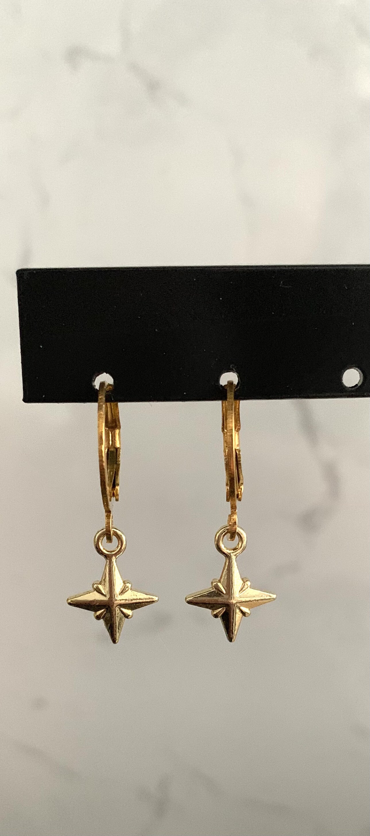 The shining star earrings