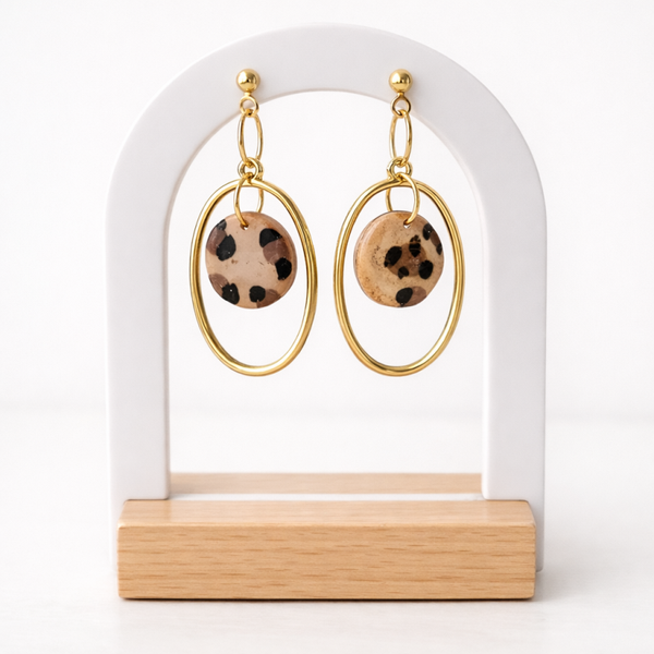 Print met gouden hanger