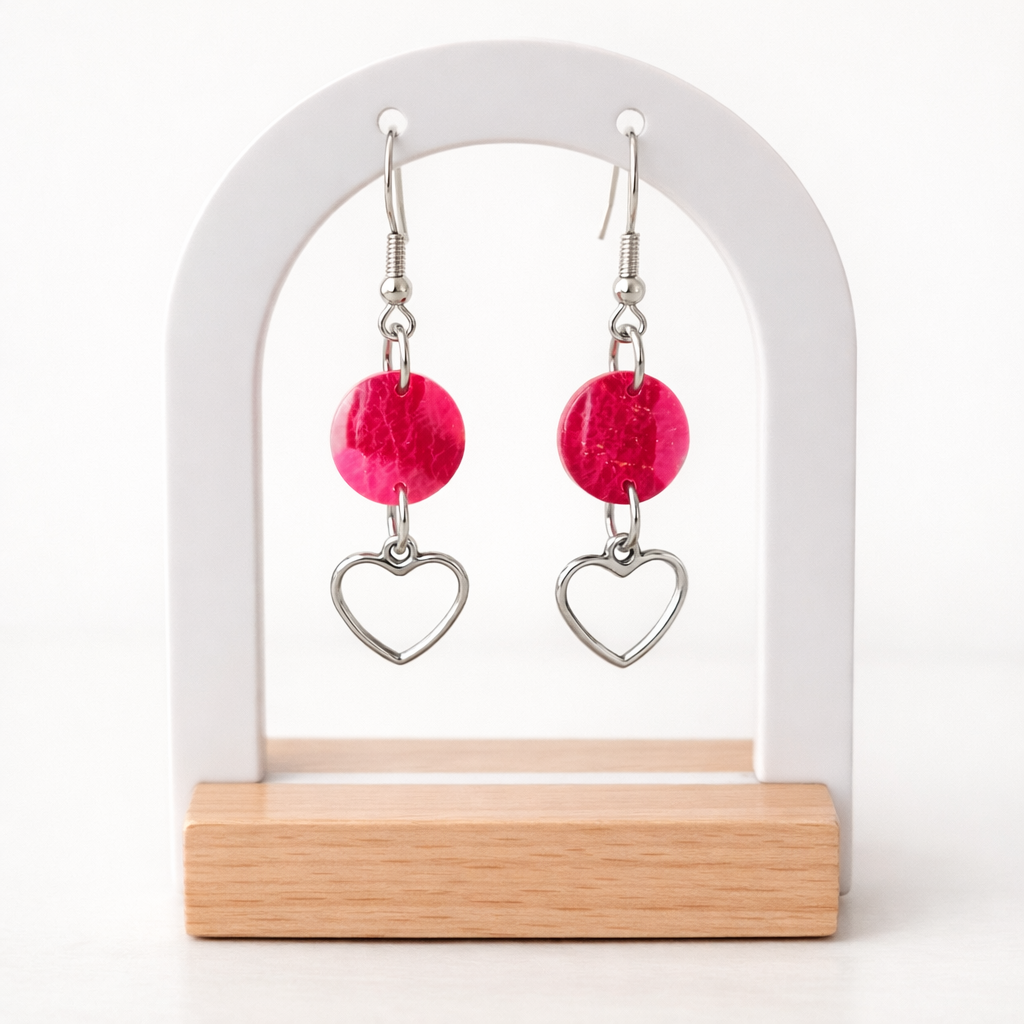 Roze gemêleerd met zilver