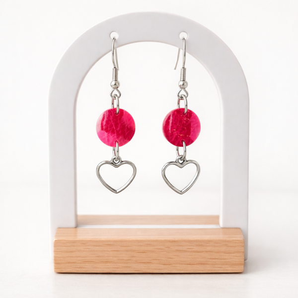 Roze gemêleerd met zilver