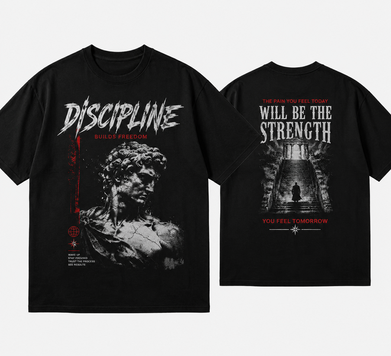 DISCIPLINE GRAPHIC T SHIRT