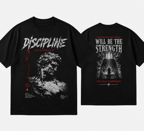 DISCIPLINE GRAPHIC T SHIRT