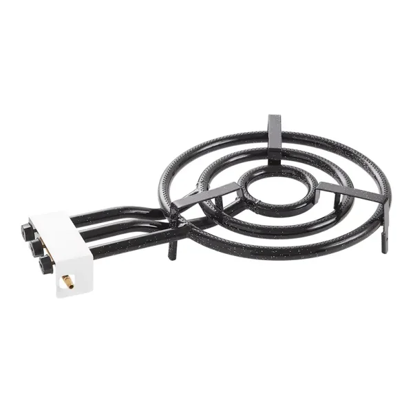QUEMADOR A GAS BUTANO/PROPANO Ø45 cm, 3 FUEGOS