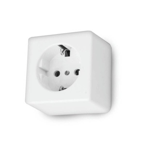 BASE SUPERFICIE CUADRADA BLANCA T/T 10/16A ONLEX RETRÁCTIL