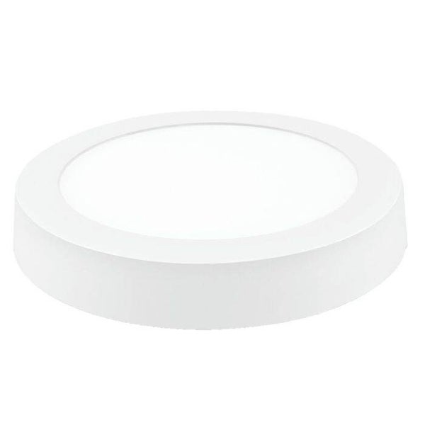 DOWNLIGHT LED SUPERFICIE REDONDO BLANCO MATEL 18W FRÍA