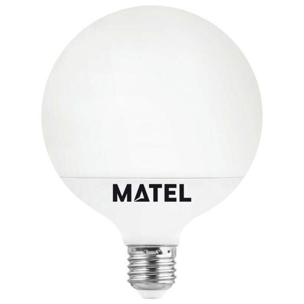 BOMBILLA LED GLOBO MATEL E27 G80 12W CÁLIDA