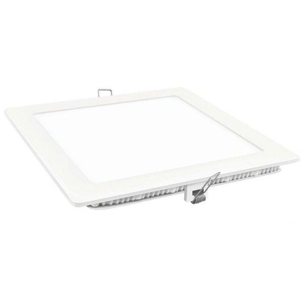 DOWNLIGHT LED CUADRADO BLANCO MATEL 9W CÁLIDA