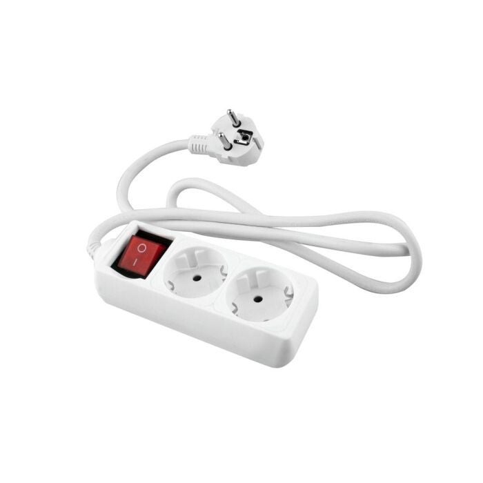BASE BLANCA ONLEX T/T INTERRUPTOR CABLE 5 MTS 2 TOMAS