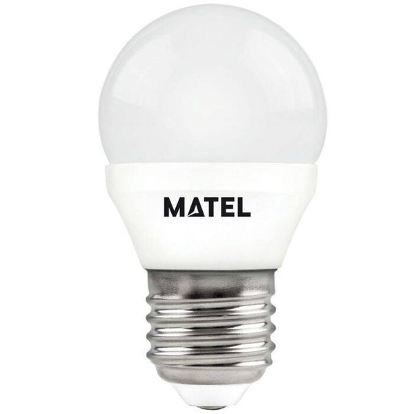 BOMBILLA LED ESFÉRICA MATEL E27 8W NEUTRA