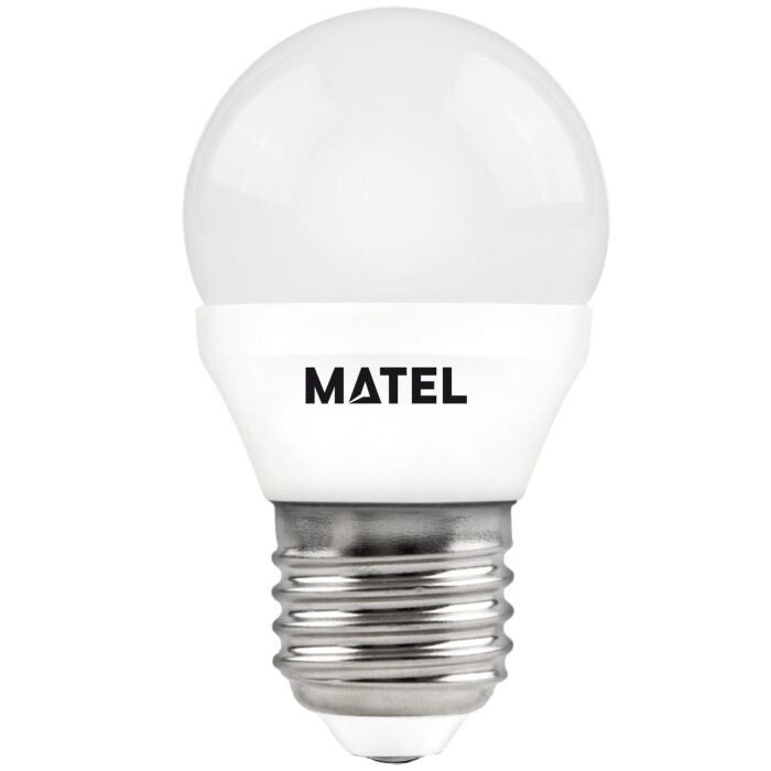 BOMBILLA LED ESFÉRICA MATEL E27 10W CÁLIDA