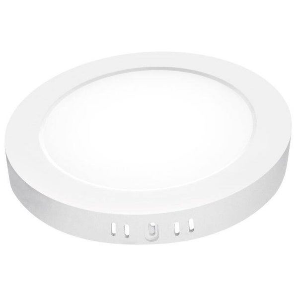 DOWNLIGHT LED PC SUPERFICIE REDONDO BLANCO 24W CCT