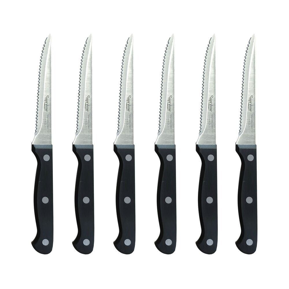 SET CUCHILLOS SIERRA SUPREME 11CM 6 PIEZAS