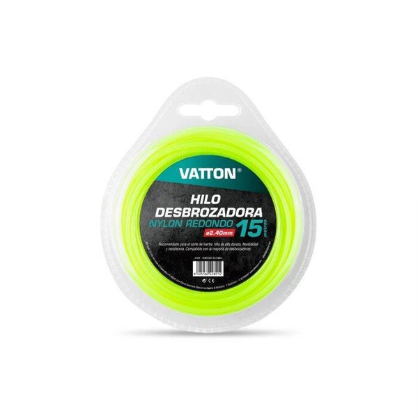 HILO DESBROZADORA NYLON VATTON 2,4 MM 15M