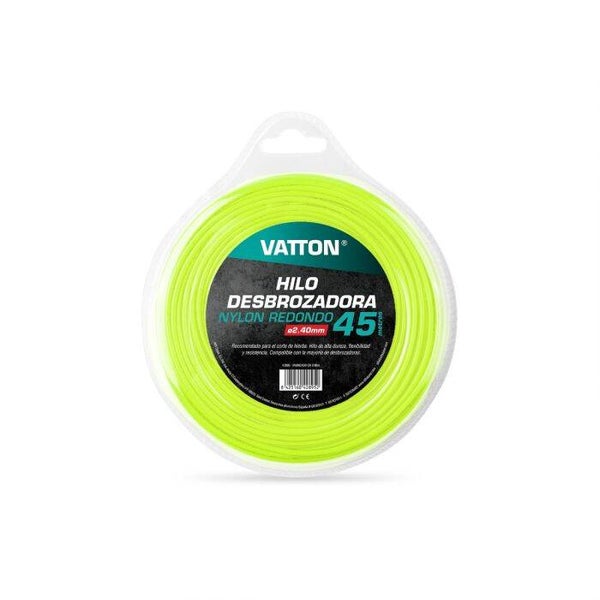 HILO DESBROZADORA NYLON VATTON 2,4 MM 45M