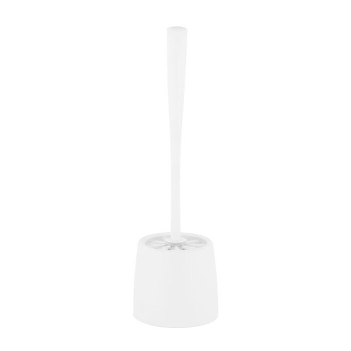 ESCOBILLERO WC PLÁSTICO BLANCO 38CM