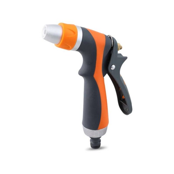 PISTOLA RIEGO AJUSTABLE METAL CON ENCHUFE RÁPIDO