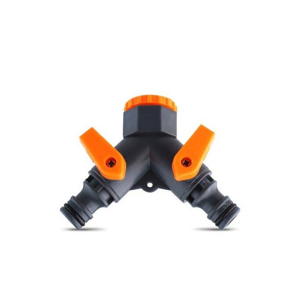 ADAPTADOR MANGUERA 2 TOMAS 1/2" x 3/4"