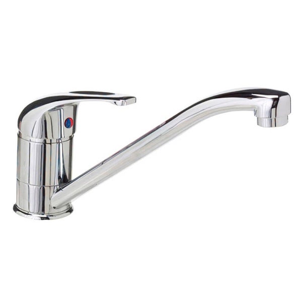 Monomando Fregadero Con Caño Horizontal Cartucho Ceramico Ø 40 mm.