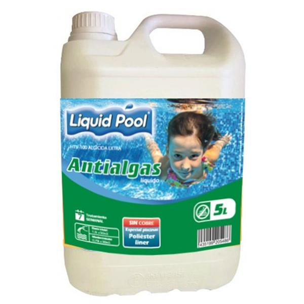 ANTIALGAS CONCENTRADO LIQUID POOL LIQUIDO SIN COBRE 100M3 5L
