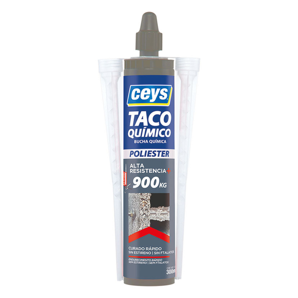TACO ANCLAJE QUIMICO 300ML POLYESTER CEYS