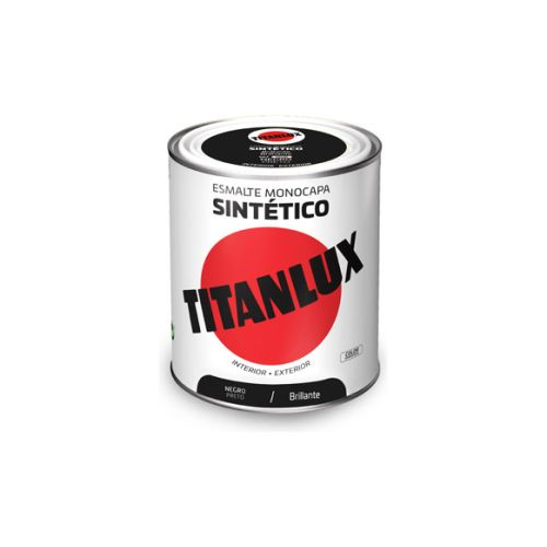 Esmalte sintetico brillo 0567 750 ml negro TITANLUX