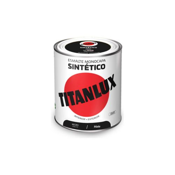 Esmalte sintético mate 0576 750 ml negro TITANLUX