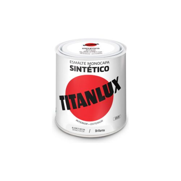 Esmalte sintético decoración brillo 566d 250 ml blanco TITANLUX