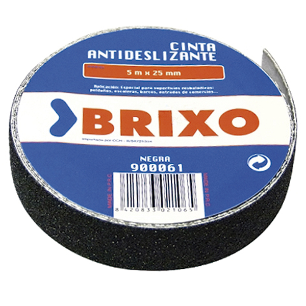 CINTA ANTIDESLIZANTE NEGRA 25MM (ROLLO 5M) BRIXO