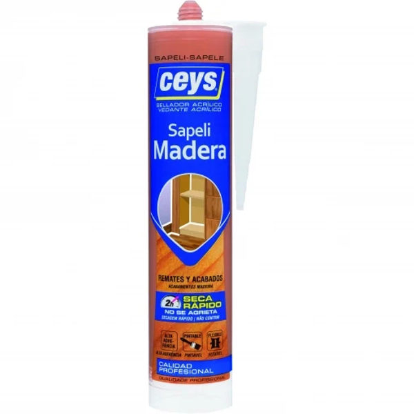 Sellador Madera Cartucho Sapeli 280 ml