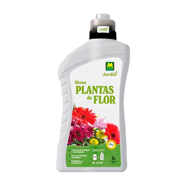 ABONO LÍQUIDO PLANTAS DE FLOR, 1 L