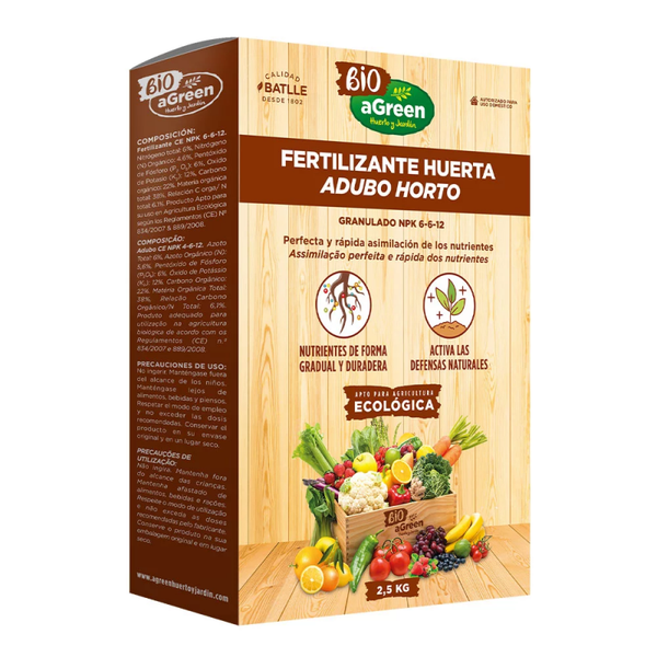 FERTILIZANTE HUERTA PELLET ECO 2,5 kg