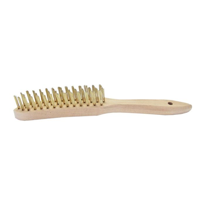 CEPILLO MANGO MADERA STEIN 3 HILERAS PÚAS LATÓN