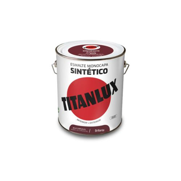 Esmalte sintético brillo 0560 4 l rojo carruaje TITANLUX