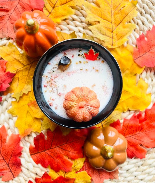 La bougie macaron vanille