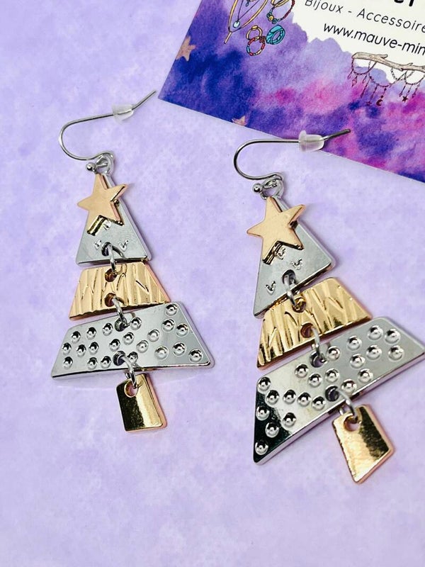 Boucles d’oreilles Sapin