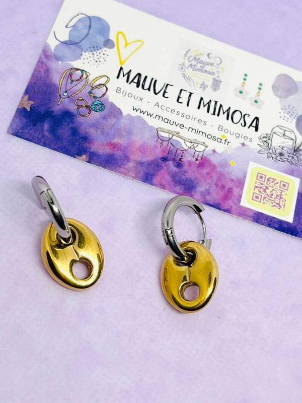 Boucles d’oreilles Éclat urbain