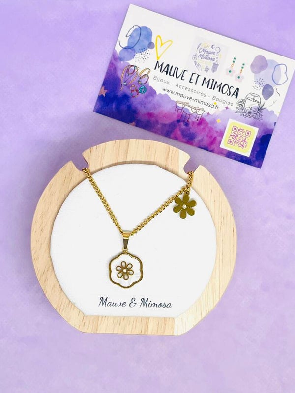 Collier petites fleurs 🌸