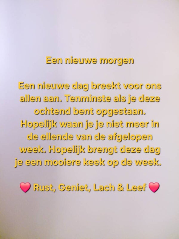 Een Nieuwe Morgen