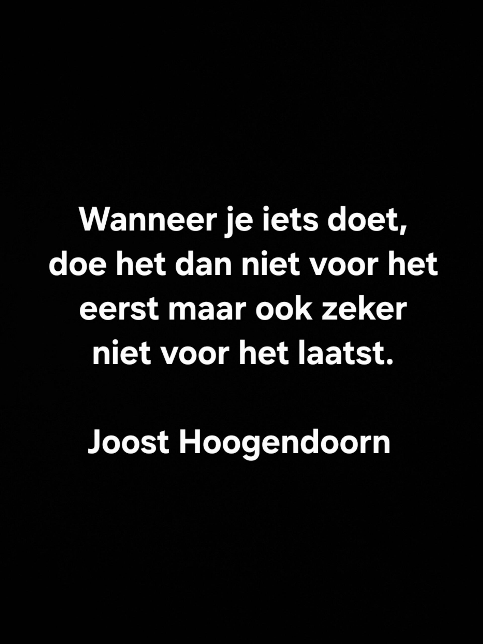 Eerste, Laatste Keer