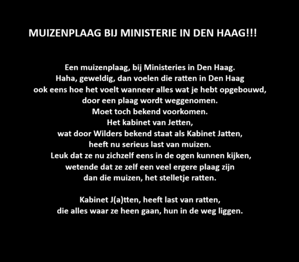 Muizenplaag Den Haag