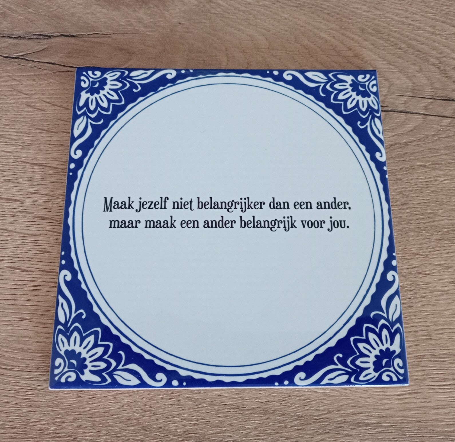 Tegeltje, Tegeltje aan de wand...