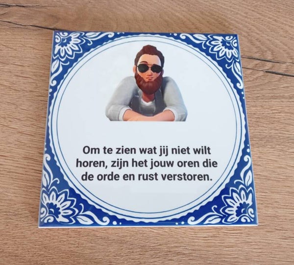 Tegeltje, Tegeltje aan de wand...