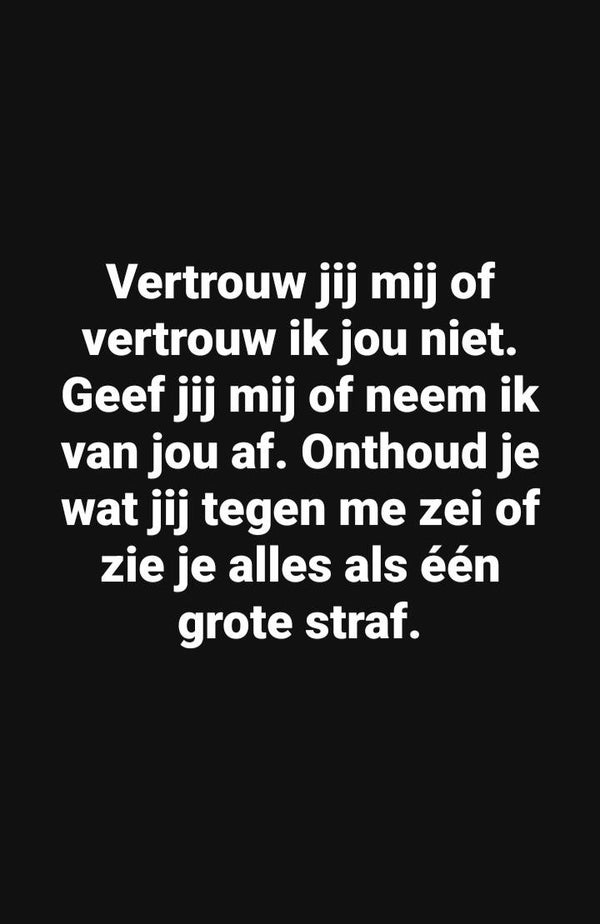 Vertrouwen