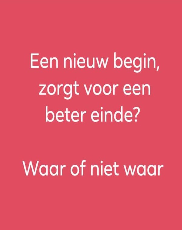 Waar of Niet Waar