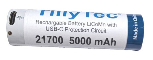 TillyTec Batterij 21700 USB-C