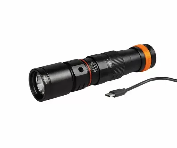 OrcaTorch DC710 oplaadbare duiklamp met usb 3000lm