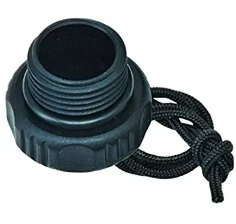 Stofcap kunstof DIN plug male