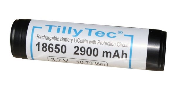 TillyTec Batterij 18650