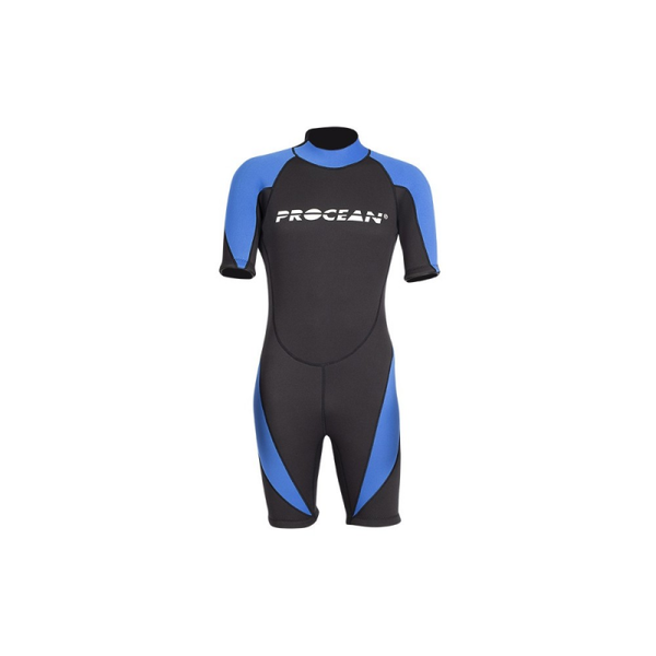 Procean Shorty man - zwart/blauw