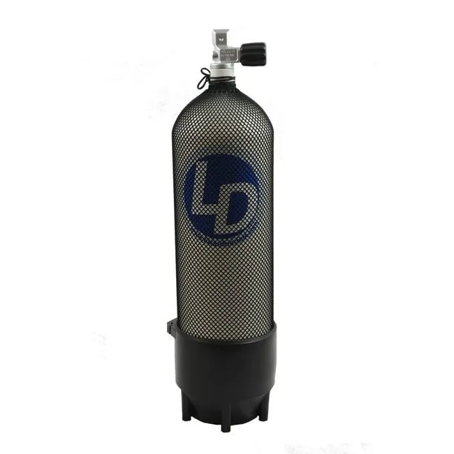 BTS 10 liter fles 300 bar Staal